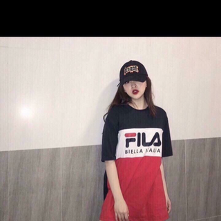 Áo tay lỡ Fila