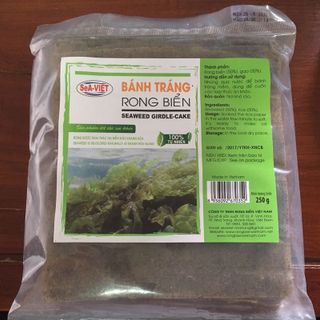 Bánh tráng rong biển - Rong nho tách nước