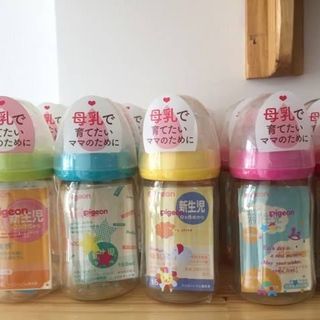 Pigeon- Bình sữa nhựa cổ rộng chịu nhiệt 160ml