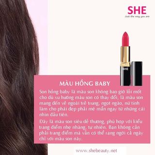 SHE - Son tươi không chì