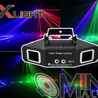 Đèn laser 2 mắt 2 cửa XLIGHT XL-H22 cho karaoke beer club