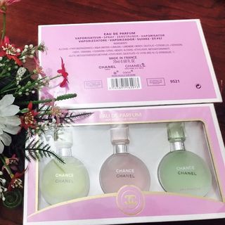 set 3 nước hoa ống trong