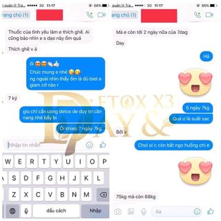giảm cân dextox x3