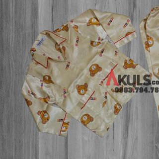 Pyjama phi hoạt hình cho bé