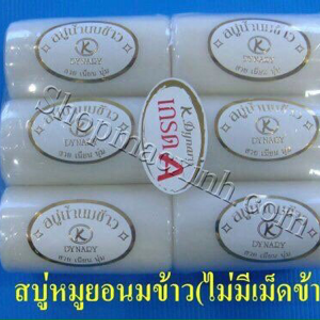 xà phòng cám gạo sửa dê