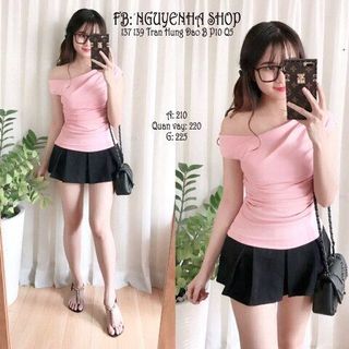Set váy trễ vai
