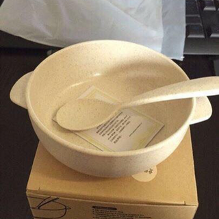 BỘ BÁT THÌA ĂN DẶM AN TOÀN CHO BÉ LÀM TỪ LÚA MẠCH