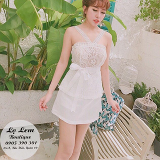 Set áo ren cváy phi Lọ Lem