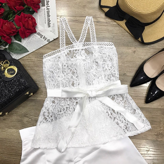 Set áo ren cváy phi Lọ Lem