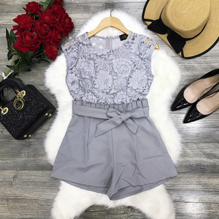 Jumpsuit ren tay con quần lưng bèo Sỉ 145k