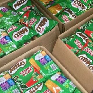 Sỉ Milo cube viên theo thùng 24 gói x 100 viên
