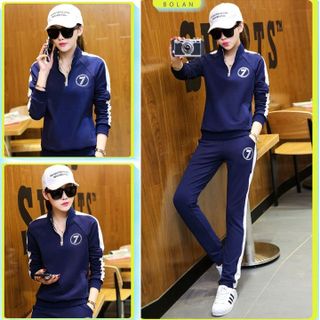 Đồ bộ thể thao thu đông 7F TT41
