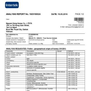 Chai mật ong Honing Mỹ 375gr