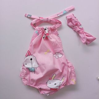 Romper yếm cho bé gái cực cute 3 tháng - 2 tuổi