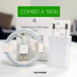 Combo Sạc Cáp Iphone loại A