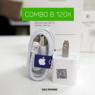 Combo Sạc Cáp Iphone loại B