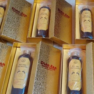 Bộ 11 hộp mật ong quà biếu HONING 375 gam