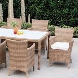 bàn ghế cà fe nhựa giả mây