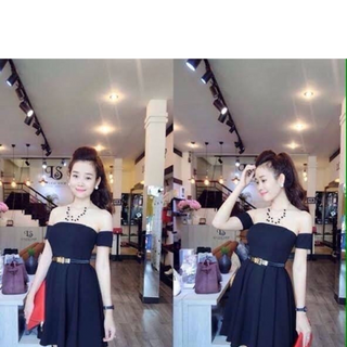 đầm rớt vai
