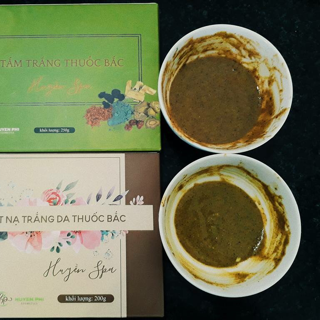 mặt nạ trắng da thuốc bắc
