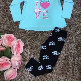 Bộ đồ mèo kitty trái tim