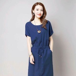 ĐẦM SUÔNG THẮT EO XINH XẮN