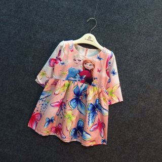 Váy elsa và bướm