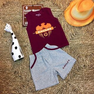 BỘ TAY SÁT BÉ TRAI IN HÌNH ĐẠI BÀNG