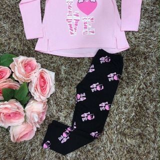 Bộ đồ mèo kitty trái tim