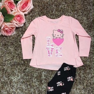 Bộ đồ mèo kitty trái tim