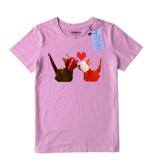 Áo thun thời trang - Tình yêu cún Origami