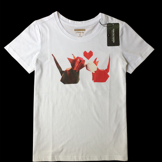 Áo thun thời trang - Tình yêu cún Origami