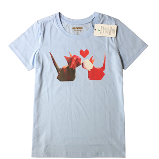 Áo thun thời trang - Tình yêu cún Origami