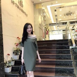 ĐẦM COTTON 2 DÂY CỔ