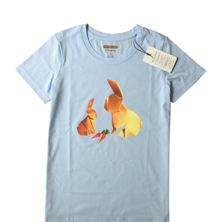 Áo thun thời trang - Mẹ con thỏ Origami