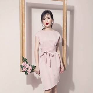 ĐẦM COTTON 2 DÂY BUỘC EO