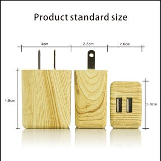 Cốc sạc vân gỗ 2A
