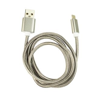 Cáp sạc bọc vải dù 2 trong 1 cho iOS và Android