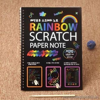 Sổ Scratch Note Rainbow