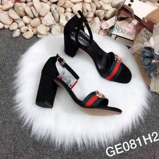 Sandal gót vuông 7p