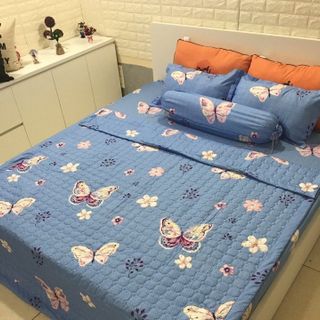 Set chăn ga gối đũi siêu mềm mịn