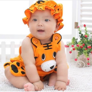 body dưa hấu bí cọp cho bé kèm nón
