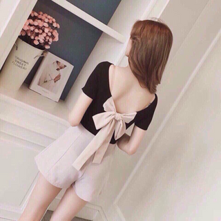 áo cột nơ sau lung siêu đẹp