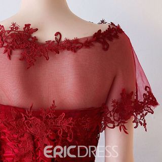 Đầm Xòe Dự Tiệc Trễ Vai Phối Bèo