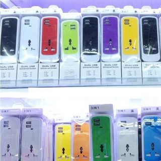 Ổ cắm đa năng du lịch-có 2 cổng usb sạc