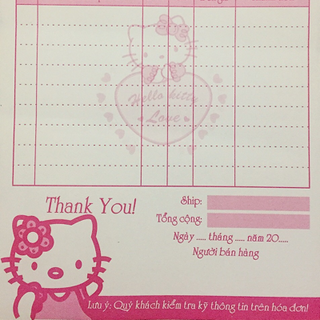 hoá đơn kity khổ a5 2 liên