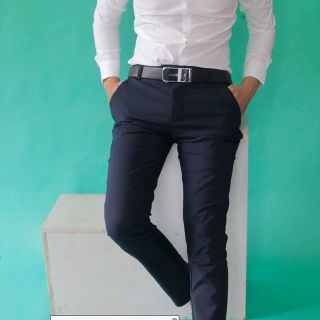 Quần Âu Dáng Hàn Quốc Vải Đá
