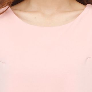 Đầm thời trang suông phối ren trẻ trung màu hồng