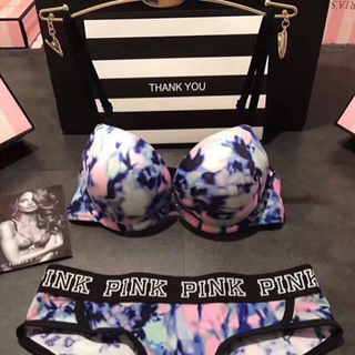 Set Pink Vicky mút kép nâng và gom ngực cực đẹp chất lạnh mặc cực mát