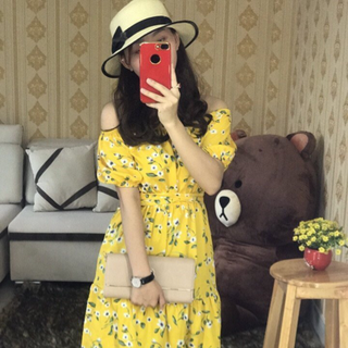 đầm voan lụa